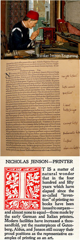 Nicolas Jenson Printer 1472